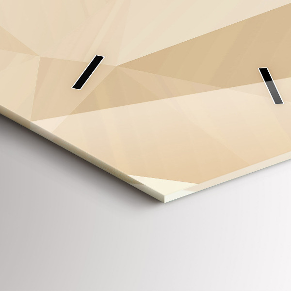 Horloge murale verticale Triangles abstraits