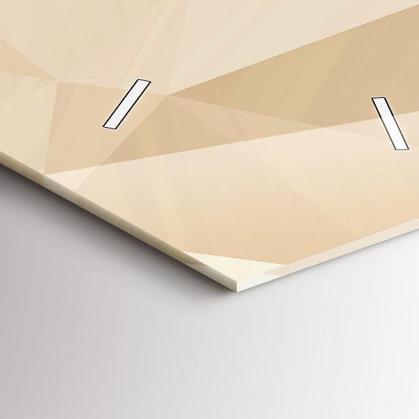 Horloge murale verticale Triangles abstraits