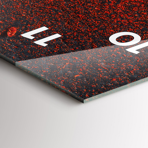 Horloge murale verticale assaisonnement au poivron rouge