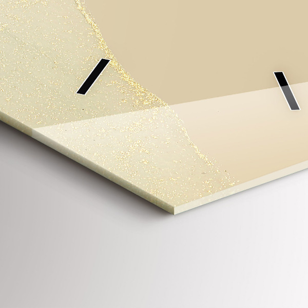 Horloge murale verticale Abstraction des couleurs