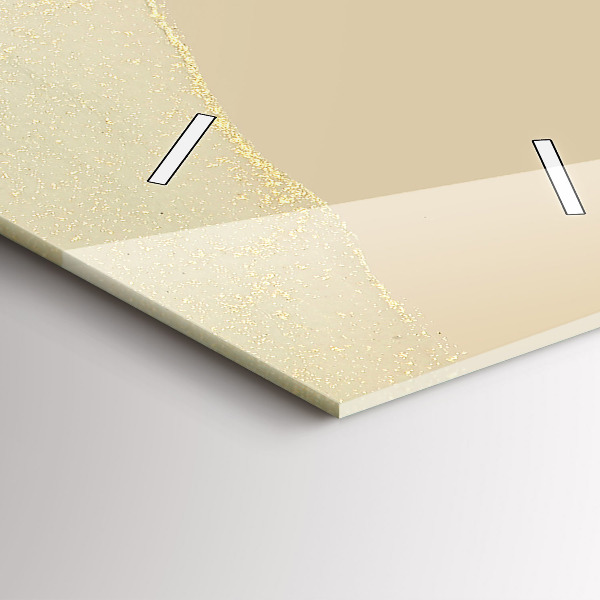 Horloge murale verticale Abstraction des couleurs