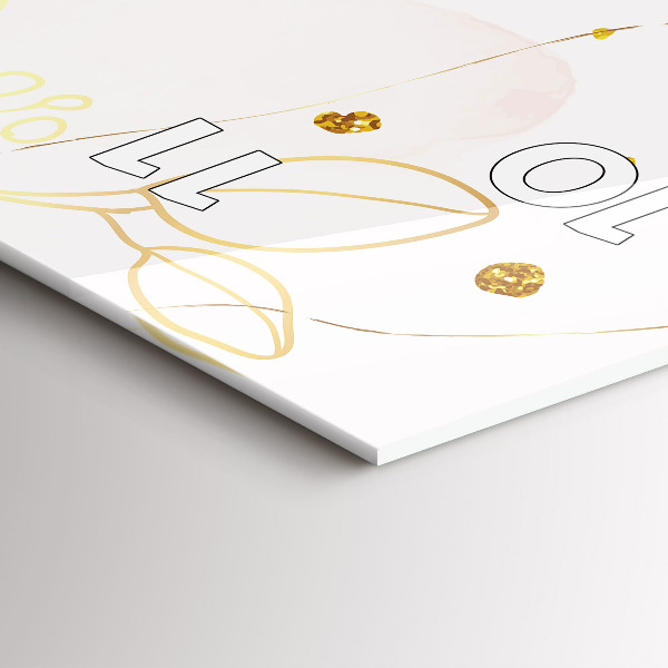 Horloge murale verticale Abstraction pastel