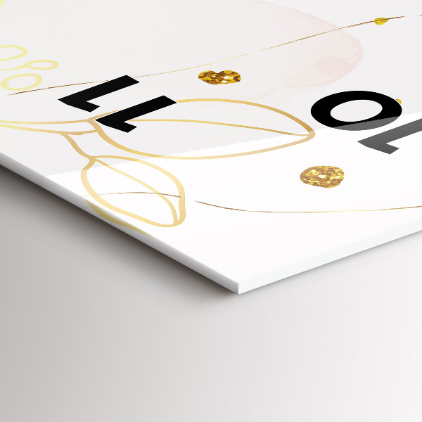 Horloge murale verticale Abstraction pastel