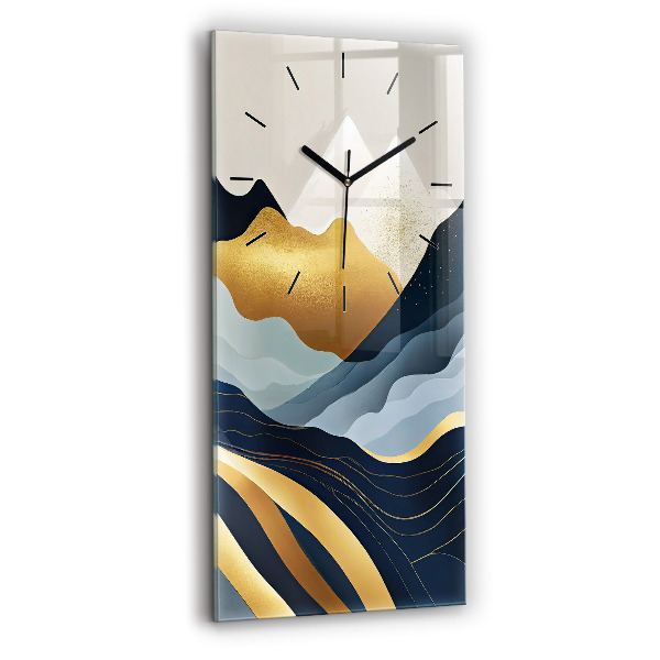 Horloge murale verticale Montagnes abstraites