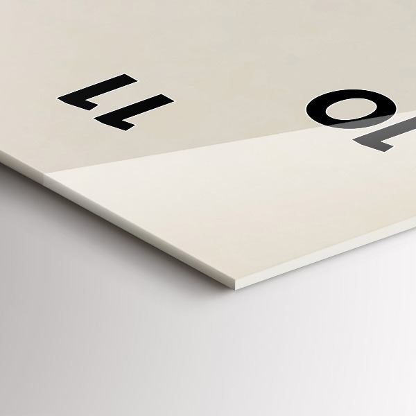 Horloge murale verticale Montagnes abstraites