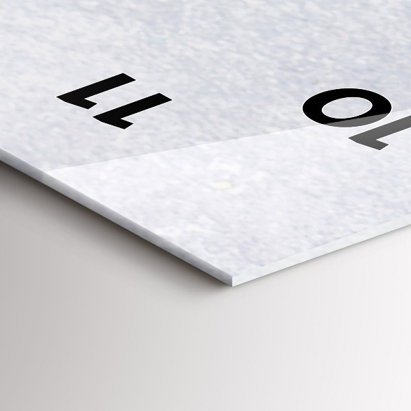 Horloge murale verticale Un morceau de gâteau