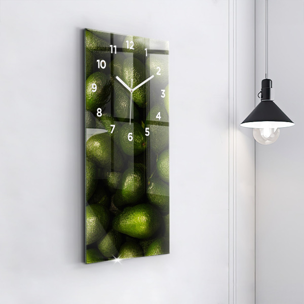 Horloge murale verticale Avocat