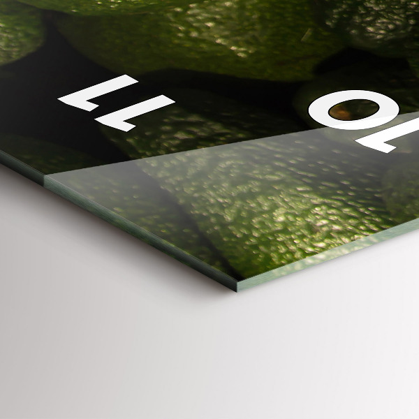 Horloge murale verticale Avocat