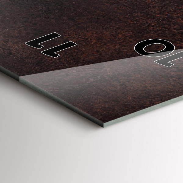 Horloge murale verticale Une tasse de café