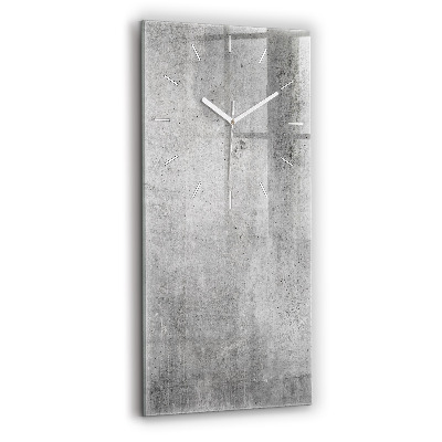 Horloge murale verticale Mur brut