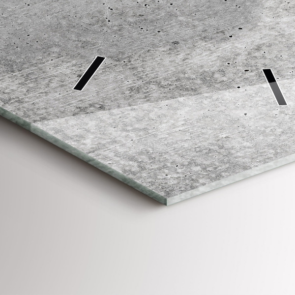 Horloge murale verticale Mur brut