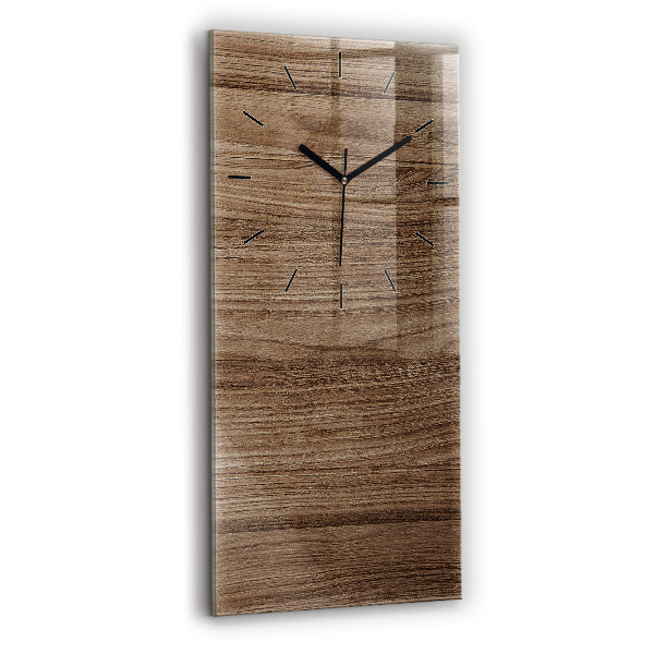 Horloge murale verticale Bois foncé