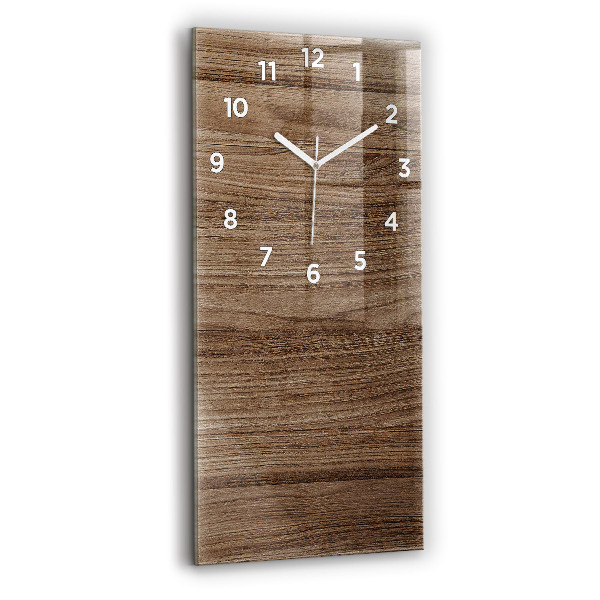 Horloge murale verticale Bois foncé