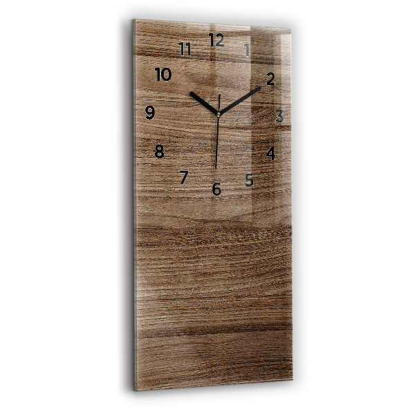 Horloge murale verticale Bois foncé