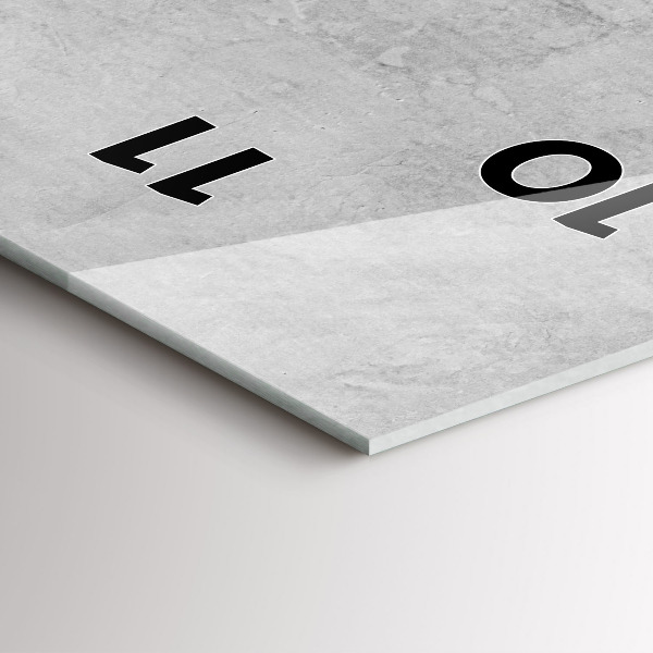 Horloge murale verticale Mur de pierre