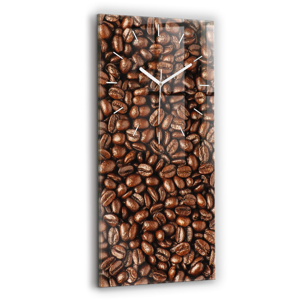 Horloge murale verticale Café en grains