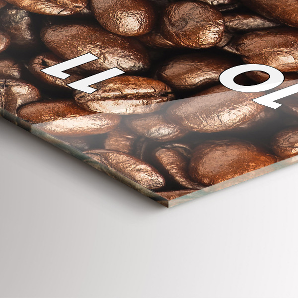 Horloge murale verticale Café en grains