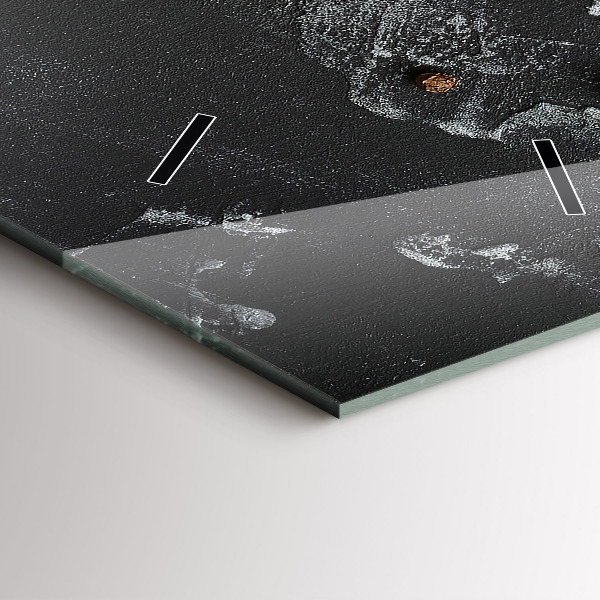 Horloge murale verticale Épices sur le comptoir