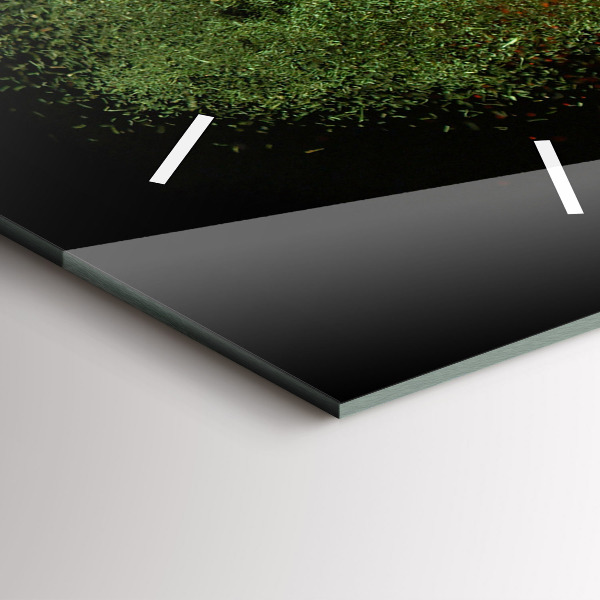 Horloge murale verticale Épices dispersées