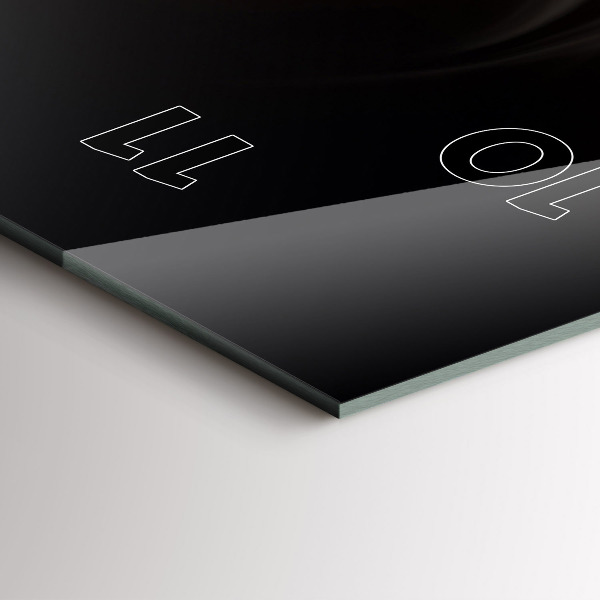 Horloge murale verticale Une tasse de café