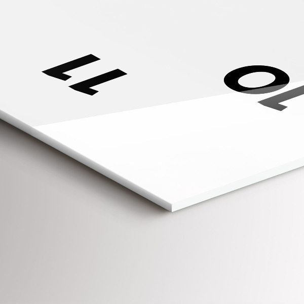 Horloge murale verticale Un verre de vin