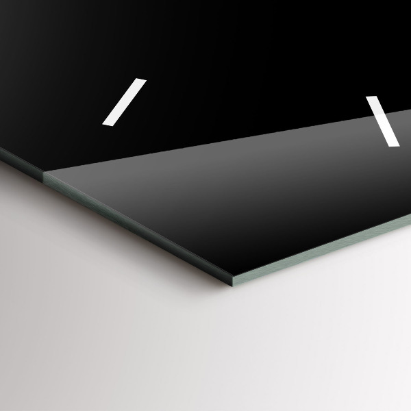 Horloge murale verticale Une tasse de café noir