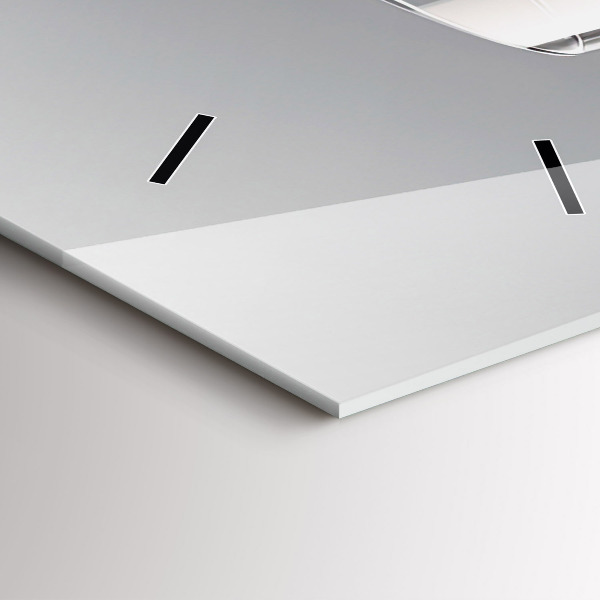 Horloge murale verticale Un verre de vin rouge