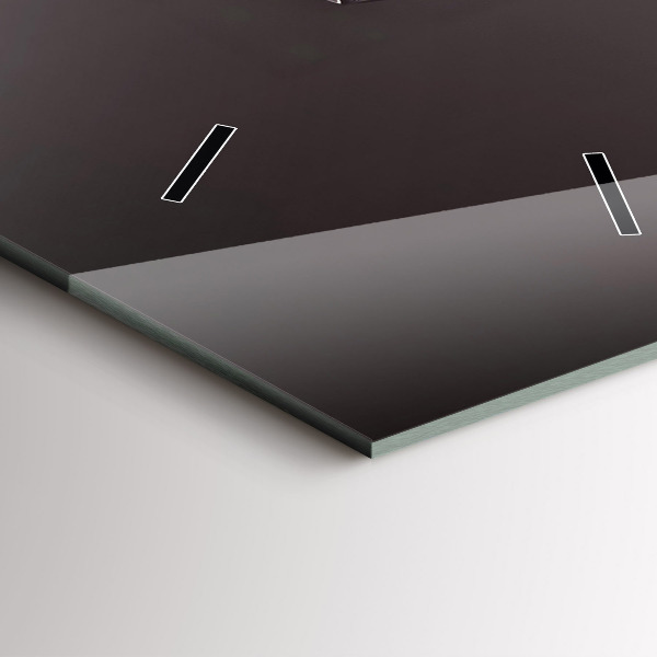 Horloge murale verticale Un verre de vin rouge