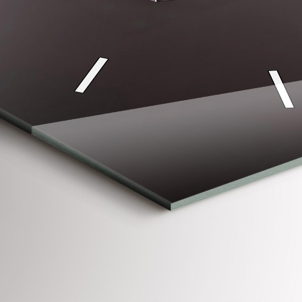 Horloge murale verticale Un verre de vin rouge