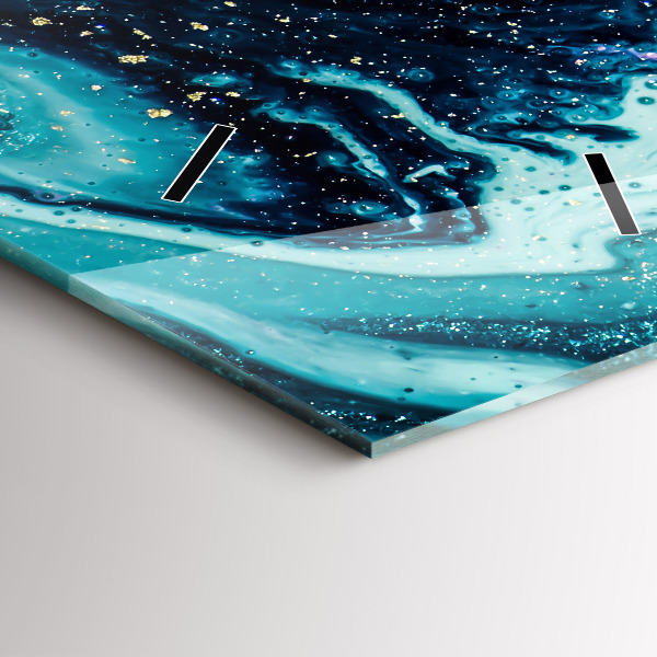 Horloge murale verticale Marbre abstrait