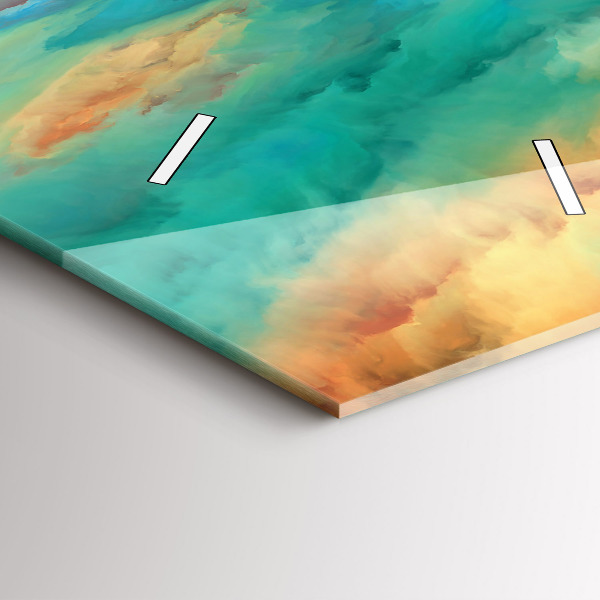 Horloge murale verticale Paysage abstrait