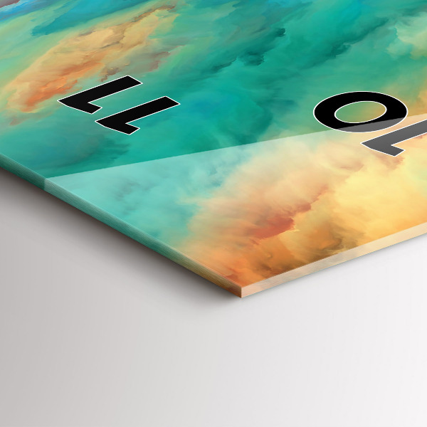 Horloge murale verticale Paysage abstrait