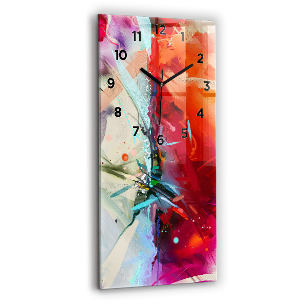 Horloge murale verticale 'Des rangées d''épices'