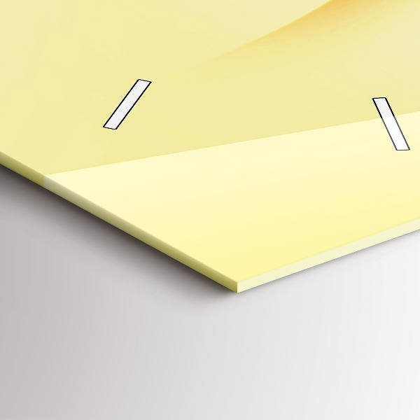 Horloge rectangulaire verticale 'Ondes d''abstraction'