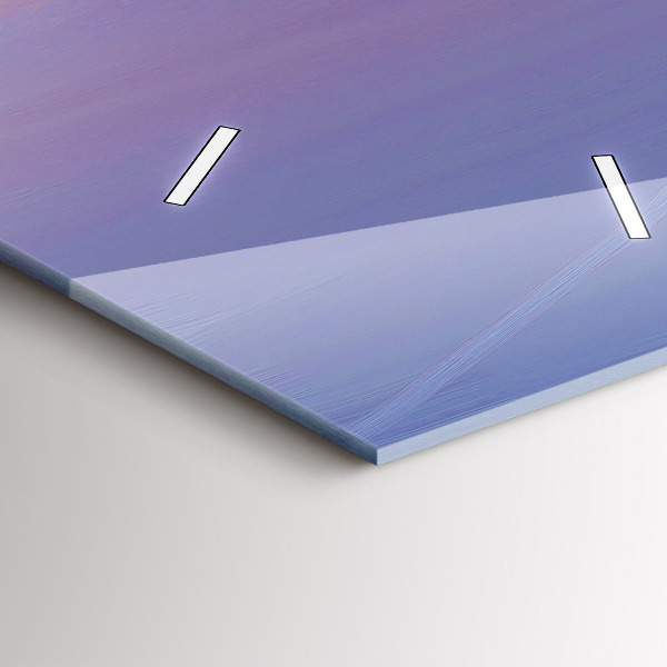 Horloge rectangulaire verticale Paysage marin