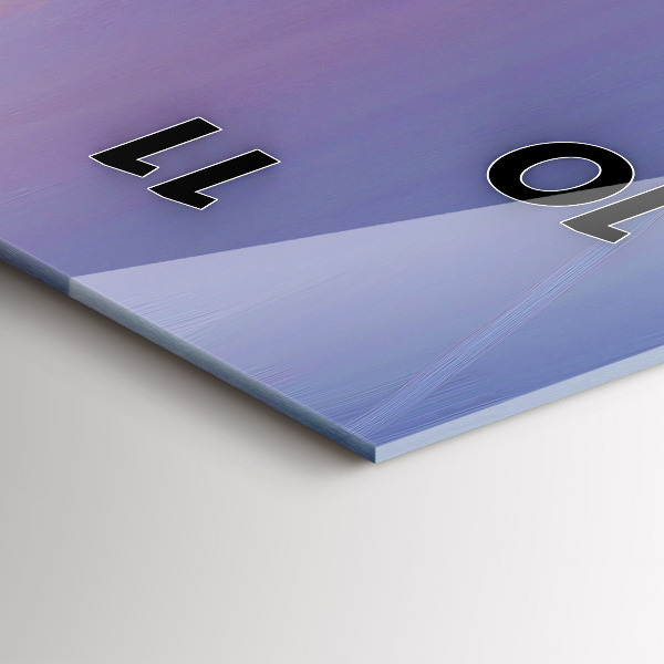 Horloge rectangulaire verticale Paysage marin