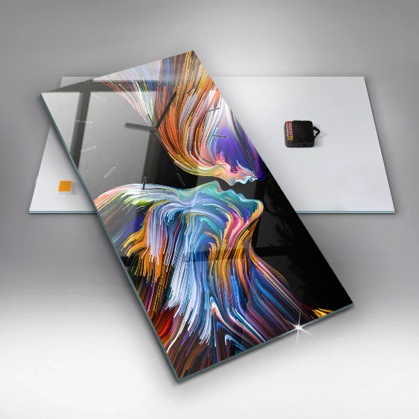 Horloge murale verticale 'L''art émotionnel'