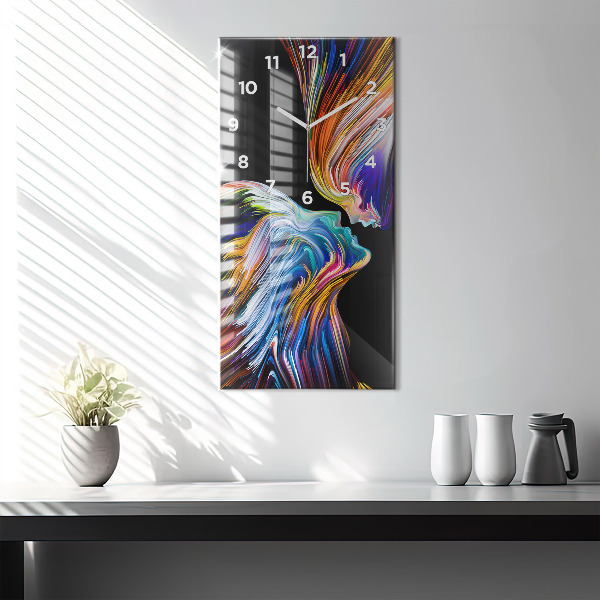 Horloge murale verticale 'L''art émotionnel'