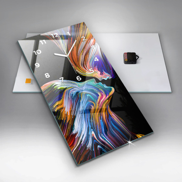 Horloge murale verticale 'L''art émotionnel'