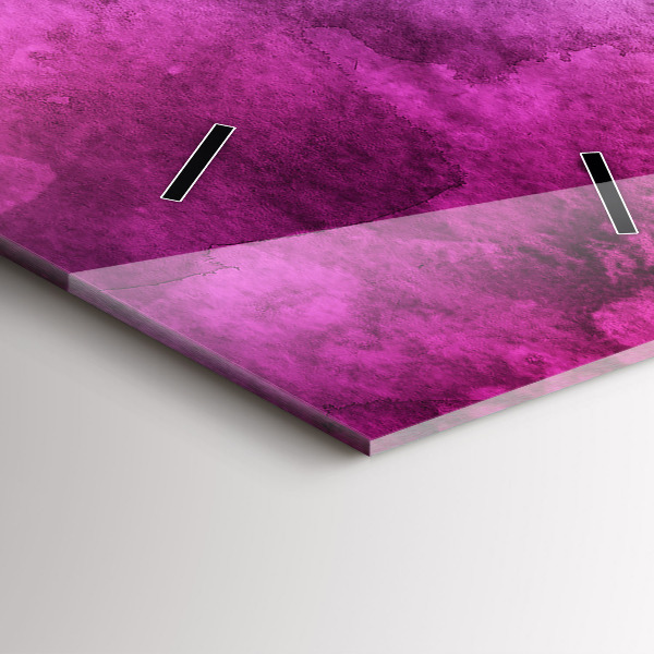 Horloge murale verticale Taches colorées