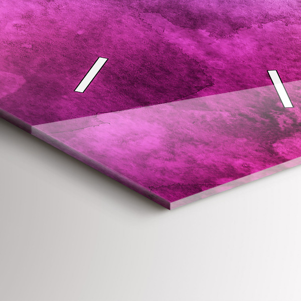 Horloge murale verticale Taches colorées