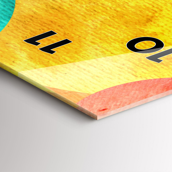 Horloge murale verticale Cercles abstraits