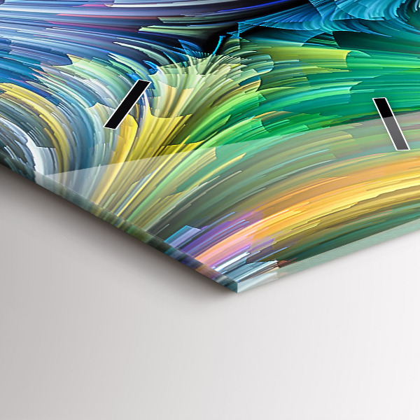 Horloge murale verticale 'Salle d''abstraction'