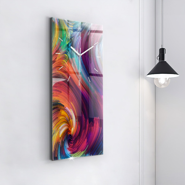 Horloge murale verticale 'Salle d''abstraction'