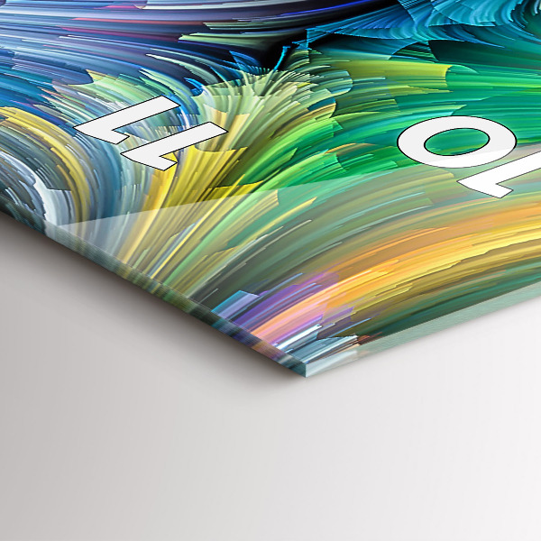 Horloge murale verticale 'Salle d''abstraction'