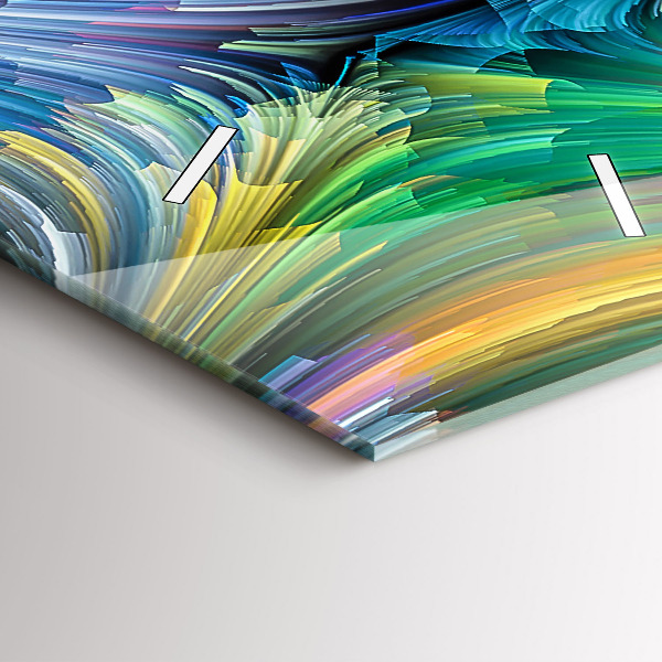 Horloge murale verticale 'Salle d''abstraction'