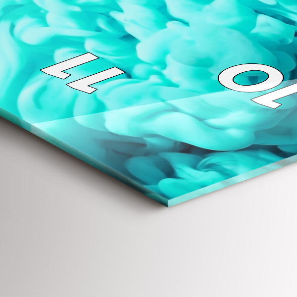 Horloge murale verticale Art moderne - taches