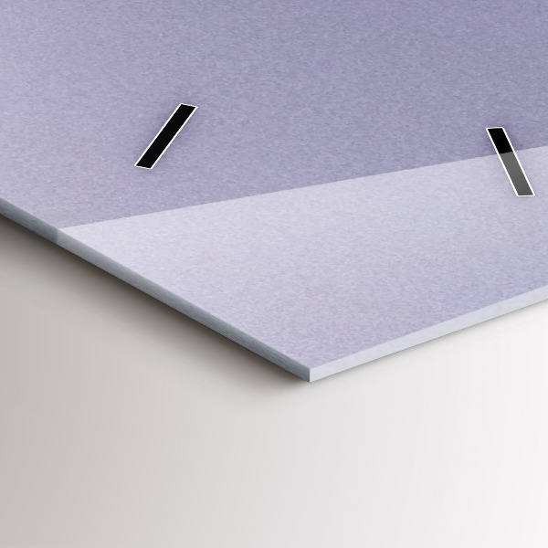 Horloge rectangulaire verticale Soleil abstrait