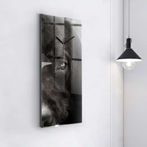 Horloge rectangulaire verticale Chien et chat Scottish Fold