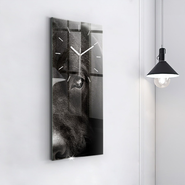 Horloge rectangulaire verticale Chien et chat Scottish Fold